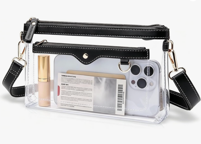Wuflyover Clear Crossbody Bag