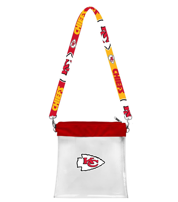 Littlearth NFL Clear Pattern Strap Bag